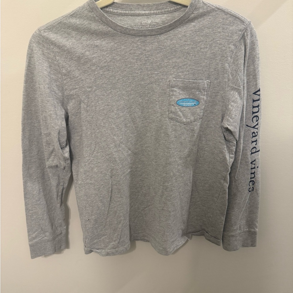 Vineyard Vines kids Gray Long Sleeve Shirt